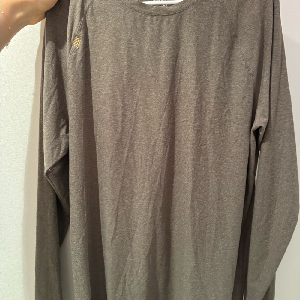 Rhone Men's Gray Long Sleeve Shirt